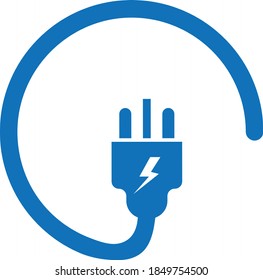 uk electric plug icon on white background. Vector