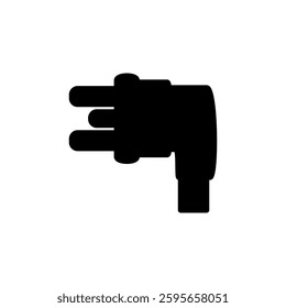 	
UK Electric Plug icon, simple flat style, illustration, logo sign symbol pictogram template, for ui or ux isolated on white for mobile app, editable