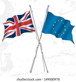 UK and European Union flag