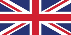 UK Flag Illustration,textured Background, Symbols Of UK - Vector