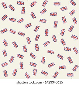 Uk Flag Pattern Seamless Vector Great Stock Vector (Royalty Free ...