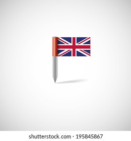 uk flag pin