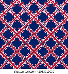 uk flag seamless pattern tradition concept. vector illustration. print, cover, paper, decoration, banner, etc
