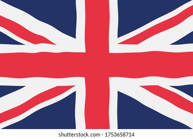 UK flag stock vector background