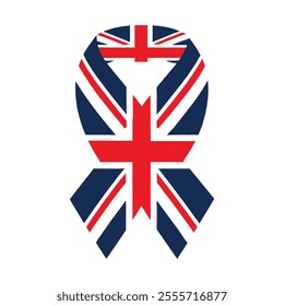 UK Flag vector art design.