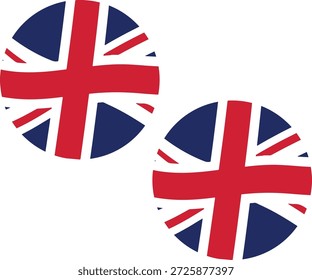 Vector de la bandera del Reino Unido, bandera del Vector del Reino Unido