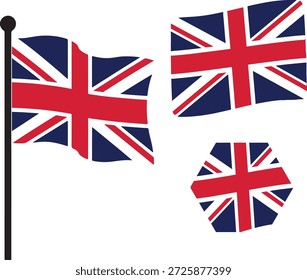 vetor de bandeira do Reino Unido, Bandeira de vetor do Reino Unido