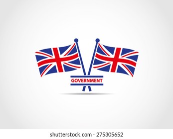 UK Flags Government Emblem