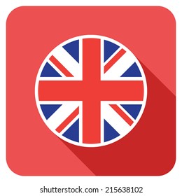 a uk flat flag icon