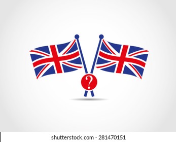 UK Great Britain Emblem Confuse