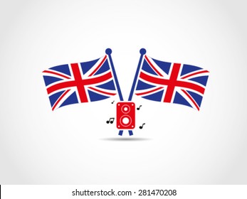 UK Great Britain Emblem Music Sound Festival