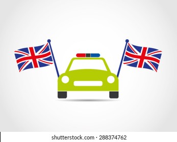UK Great Britain Police Cop Car