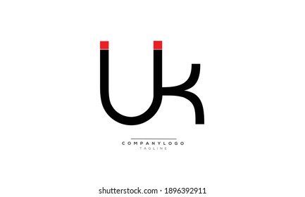 Logo-Design des britischen Symbols für Monogramm-Buchstaben