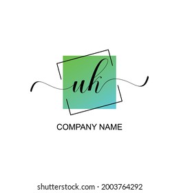 Plantilla tipográfica de escritura del logotipo inicial del Reino Unido