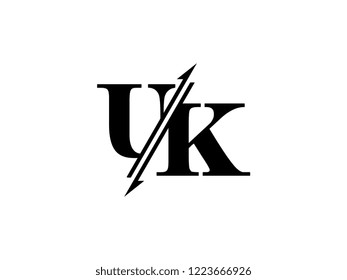 UK initials logo sliced