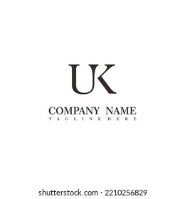UK logo design simple idea 