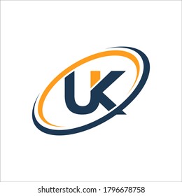 Signo vectorial de diseño de logotipo del Reino Unido