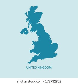 UK MAP VECTOR, UNITED KINGDOM MAP, BRITAIN MAP 