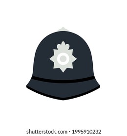 Uk Policeman Officer Hat Icon Clipart Stock Vector (Royalty Free ...