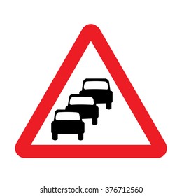 UK Queues Likely Ahead Sign