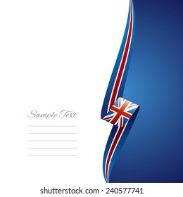 UK right side brochure cover vector