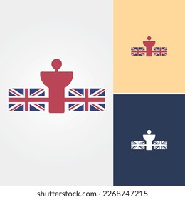 UK Satellite Logo Design Vector 