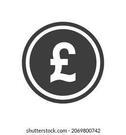 UK United Kingdom Pound currency icon. Money sign