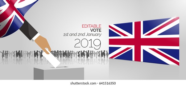 UK Vector Voting Box