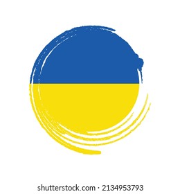 Ukaraine flag stop war save ukarine vector flat design