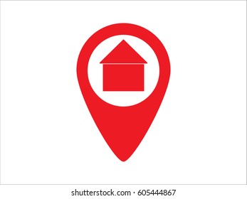 ukaztel house, icon, vector illustration eps10