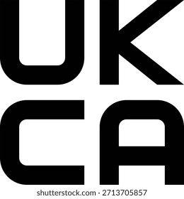UKCA Logo Vector UK Conformity Assessment Mark Design