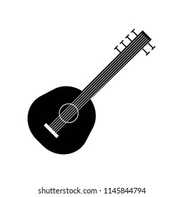 ukelele icon vector icon. Simple element illustration. ukelele symbol design. Can be used for web and mobile.