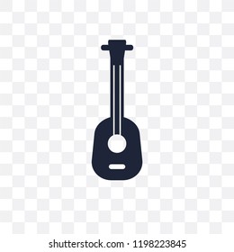 Ukelele transparent icon. Ukelele symbol design from Music collection. Simple element vector illustration on transparent background.