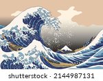Ukiyoe,Hokusai Katsushika,Thirty-six Views of Mt. Fuji,The Great Wave