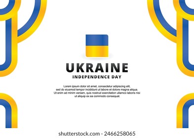 Ukraina Independence Day Celebrate Design