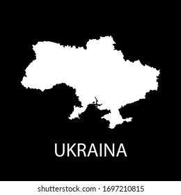 Ukraina map designs vector illustration