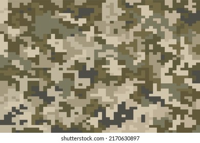 Camuflaje en Ucrania. Textura militar. El ejército abstracto o el adorno de enmascaramiento de caza.