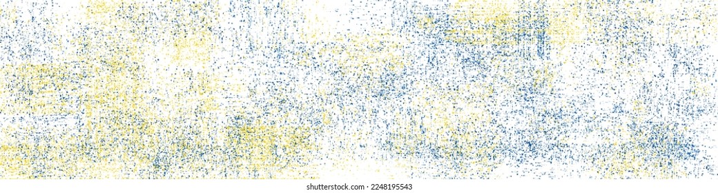 Ukraine Color brushed sparcle dots paint imitation background abstract illustration