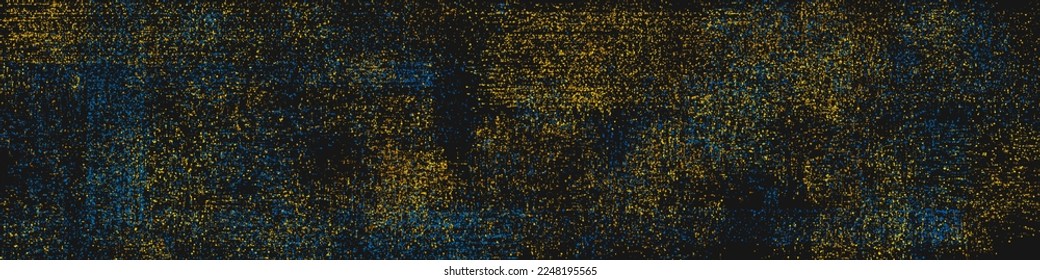 Ukraine Color brushed sparcle dots paint imitation background abstract illustration