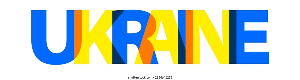 texto en color. Vector aislado sobre fondo blanco. EPS 10