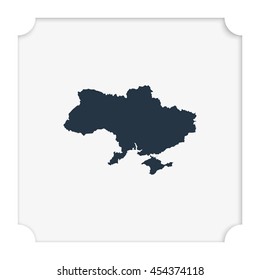 Ukraine detailed map.