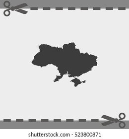 Ukraine detailed map.