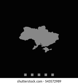Ukraine detailed map.