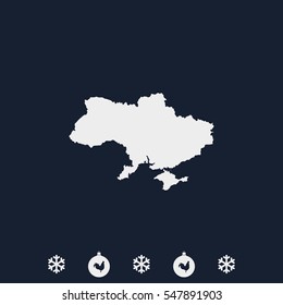 Ukraine detailed map.