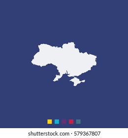 Ukraine detailed map.