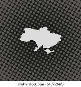 Ukraine detailed map.