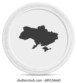 Ukraine detailed map.