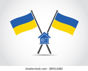 Ukraine Emblem Home