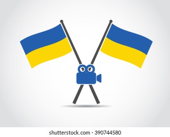 Ukraine Emblem Video Camera