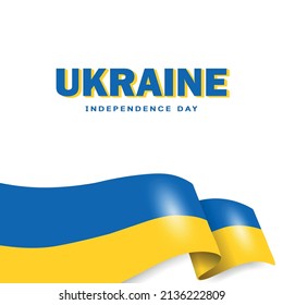 Ukraine flag background. Independence day of Ukraineconcept banner. Abstract yellow and blue background. Vector illustration